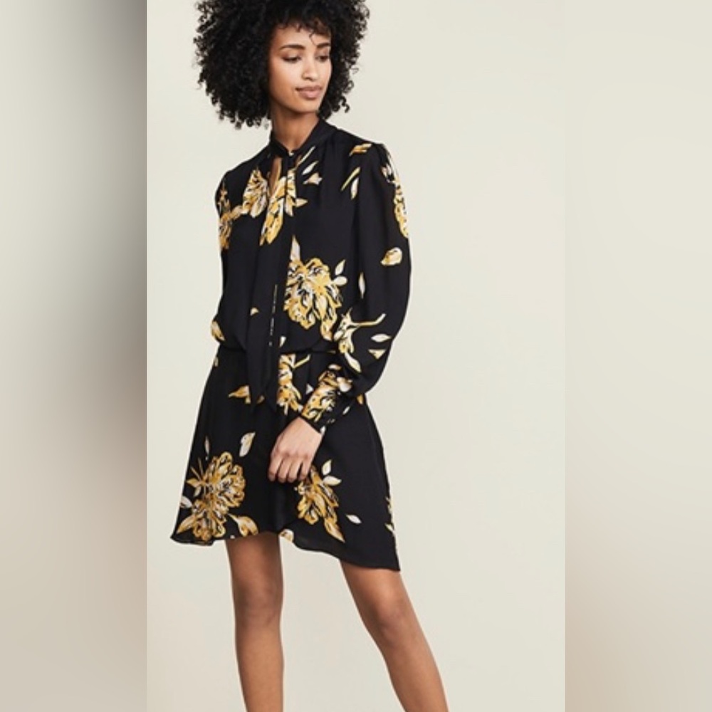 Joie Gyan Tie Neck Dress. Size 2. Retail $550